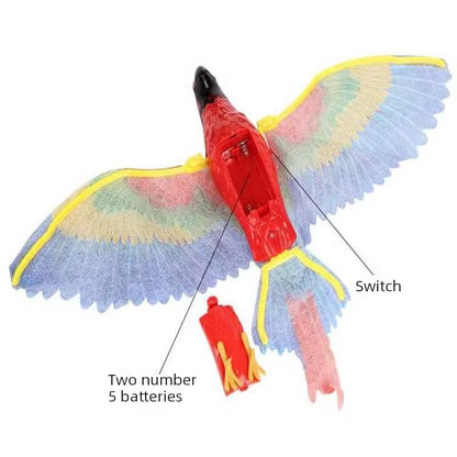 Silent Electric Parrot Toy for Cats | Hanging Flying Bird Teaser | Interactive Pet Training Supplies for Endless Fun